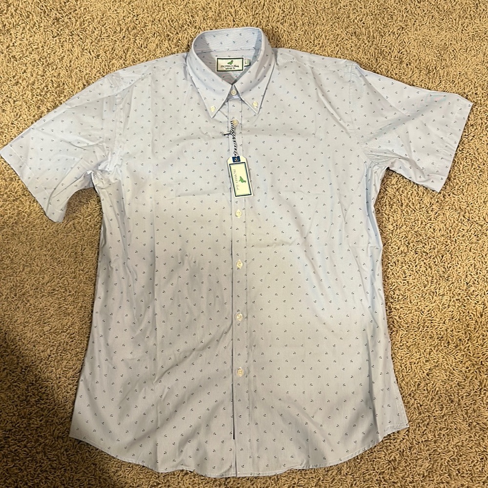 New with Tags Properly Tied Short Sleeve Button Up Shirt